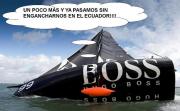 Hugo Boss cruzando el Ecuador