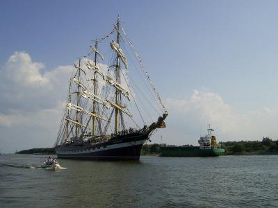 El Kruzensthern será el barco estrella del Desafío Atlántico de Grandes Veleros