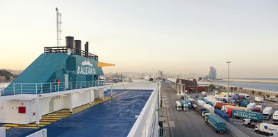 Baleària informa a sus principales clientes de carga sobre su huella de carbono 