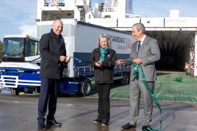 Suardiaz inaugura su terminal ro-ro en Ellesmere Port para la nueva línea de Stellantis