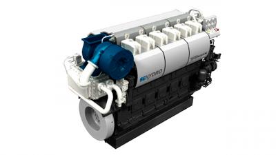 Un consorcio belga presenta un motor dual diésel-hidrógeno de 1 MW 