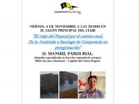 Conferencia en el Liceo Marítimo de Bouzas: El viaje del Pequod por el camino azul. De la Antartida a Compostela