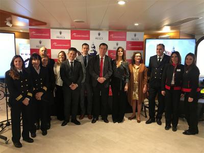 EL buque Sorolla de la Trasmediterranea alberga la presentación de Melilla Náutica 2018