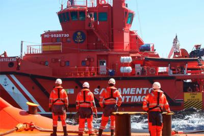 Salvamento auxilió en 2022 a  39.594 personas, una media de 108 al día en las 7.393 actuaciones marítimas atendidas en toda España 
