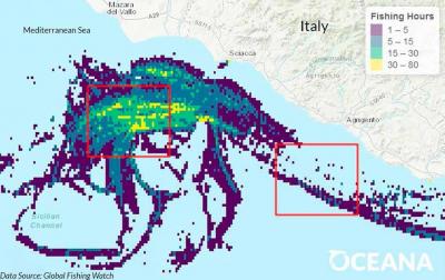 Oceana revela docenas de casos de pesca ilegal en áreas protegidas del Mediterráneo