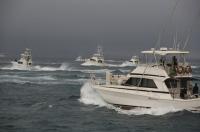 Arranca la primera jornada de pesca de la 6ª edición de la Marina Rubicón Marlin Cup con éxito de participación y una mañana lluviosa en Lanzarote.