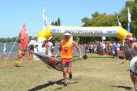 Alberto Díaz, piragüista del Kayak Tudense, se impuso en la Regata Internacional Río Negro