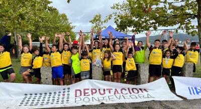 Club Náutico O Muiño se coronó campeón de la Liga provincial de Pontevedra Depoescolas 2023
