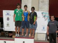Xoel García Neira, del Club Kayak de Foz, se corona campeón gallego infantil B en la distancia de 3000 metros 