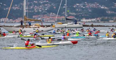 El kayak de mar Concello de Vigo entra  en el calendario de la International Canotaje