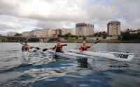 Más de doscientos palistas, participarán este sábado, desde las 17.00 horas, en la Copa de España de kayak de mar que se disputará en Vigo