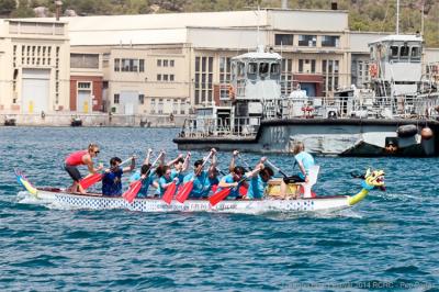 Éxito de los palistas cartageneros en la 2ª Copa de España de kayak de mar