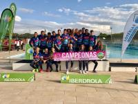 El equipo femenino del Penedo te importa se proclama Campeón de España de kayak polo