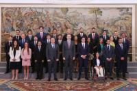 El Rey Felipe VI recibe en audiencia a la Real Federación Española de Piragüismo
