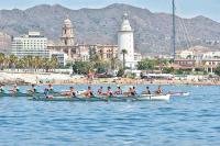 El Open Ciudad de Málaga y Campeonato de Andalucía de remo de mar, dominado por los anfitriones 