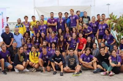 El Real Club Náutico de Gandia copa el podium del autonómico de remo en yolas