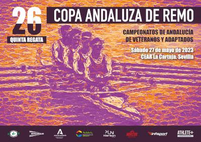 La quinta regata de la Copa de Andalucía de remo olímpico, en el CEAR La Cartuja
