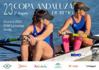 La segunda regata de la Copa de Andalucía de remo, en La Cartuja con participación de Sevilla, Cádiz, Málaga y Almería