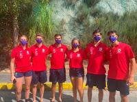 Seis representantes del remo andaluz, en el Campeonato de Europa juvenil