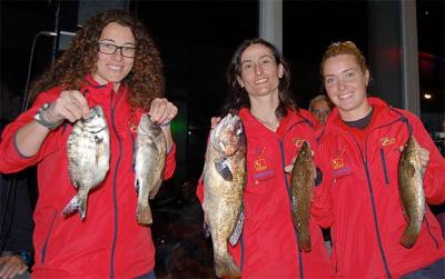 Stage técnico de la Selección Nacional Femenina de Pesca Submarina