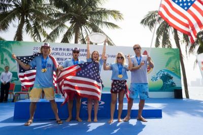 Con Tres Medallas Individuales, el Equipo de EEUU Gana el 2018 ISA World Longboard Surfing Championship