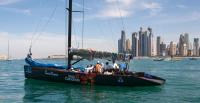 El viento ha faltado a la cita en el estreno de la Sea Dubai RC 44 Gold Cup