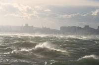 Santander. El intenso viento del sur dejo sin tirada a la clase j80