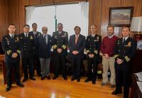 Firma  del convenio Escuela Militar y Asociación galega de Barcos Clásicos e de Época