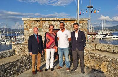 La presidenta de la Royal Yacht Association estrecha lazos con el Monte Real Club de Yates