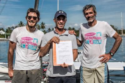 Oficializado el récord de 11 días de los Malingri entre Dakar y Guadalupe