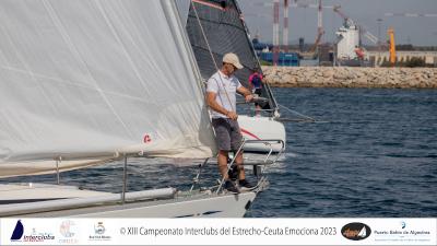 El viento obliga a cambiar el recorrido previsto en la 7ª Prueba del Campeonato Interclubs-Ceuta Emociona