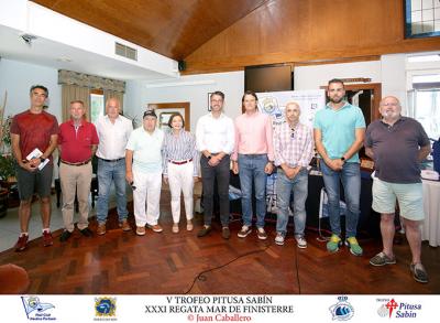 Presentación de el Trofeo Pitusa Sabín que organiza el Real Club Náutico Portosín