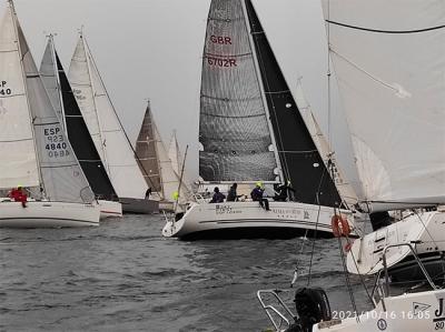 Éxito de participación en el Grand Prix de otoño del Náutico coruñés, con 23 barcos del golfo ártabro