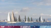 La flota del ORC Double Handed World Championship 2023 rumbo a las Medas