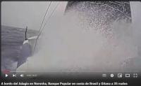 Vídeo Noticia.: A bordo del Adagio en Noronha,  Banque Popular en costa de Brasil y Gitana a 35 nudos