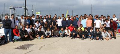 El equipo español de vela juvenil se prepara en Mallorca para la temporada 2019 