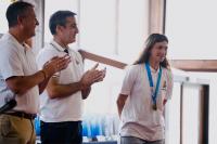  El RCN de Gran Canaria hace entrega a su equipo de regatas, de los trofeos correspondientes a las tres últimas temporadas de su calendario de regatas.