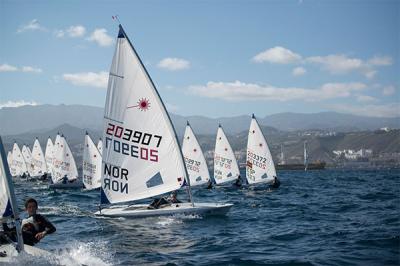 La bahía de las Palmas de Gran Canaria coronó a los vencedores de la Semana Olímpica Canaria de vela