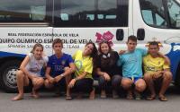 Seis regatistas del RC Náutico de Gran Canaria, en el Europeo juvenil de Láser 4.7