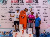 Ángel Candel ganador absoluto de las Wing Foil Spain Series 2023