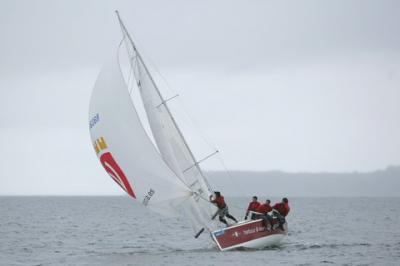Vilagarcía en Platu 25 y Exact de Chisco Catalán y Ricardo Pérez en Catamaranes ganan el III Trofeo Caixanova